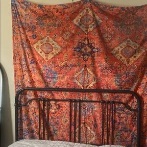 Orange tapestry